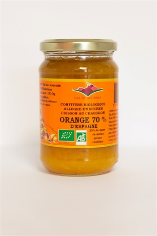 Confiture orange allégée en sucre 310 g